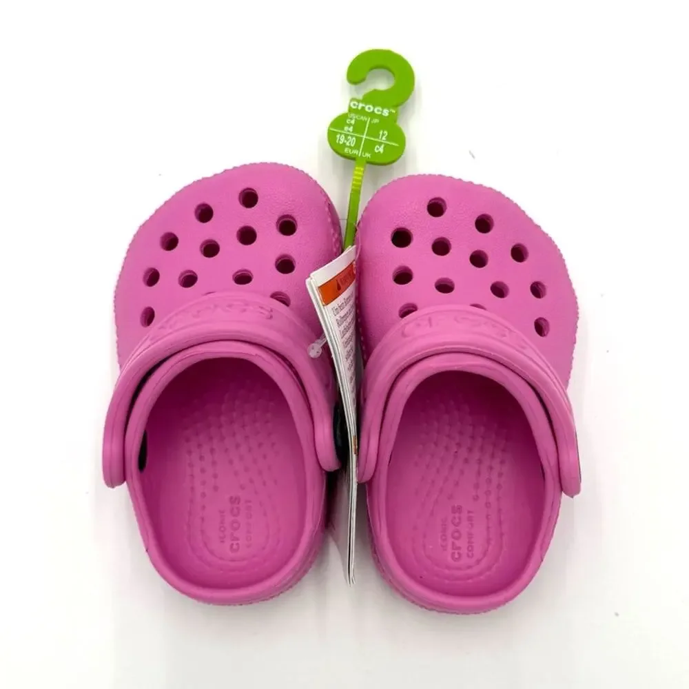 NEW Crocs Toddler Classic Clog - Taffy Pink - c4